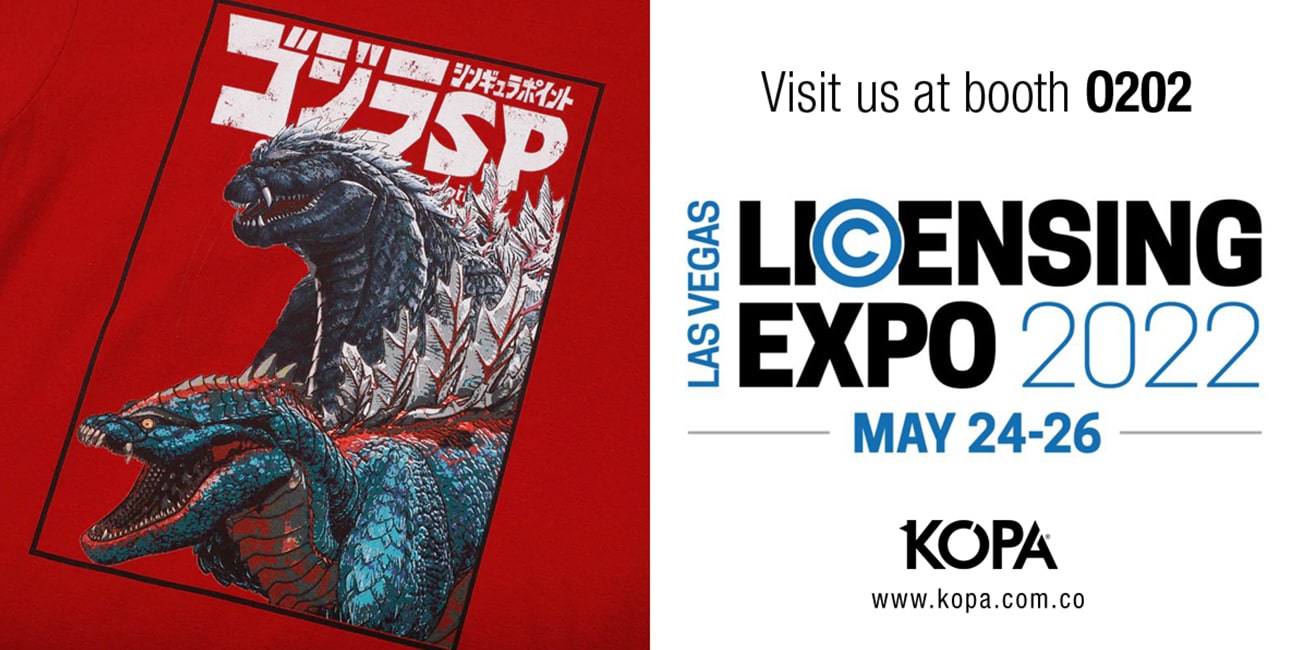 Godzilla y TOHO presente en Las Vegas Licensing Expo