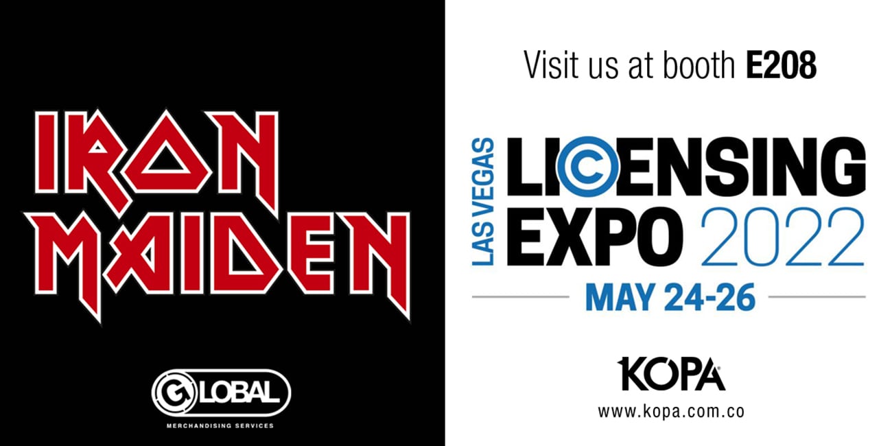 Global merchandising y Iron Maiden presente en Las Vegas Licensing Expo