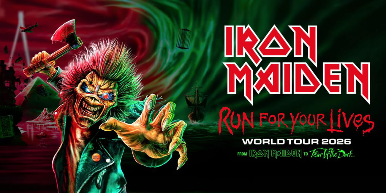 Iron Maiden regresa a Latinoamérica Run For Your Lives World Tour 2026