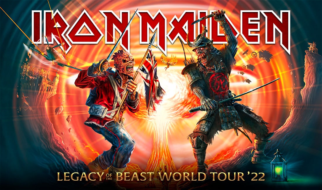 Iron Maiden mexico legacy of the beast tour 2022 